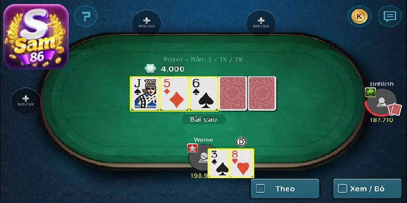 Game bài Poker chinh phục mọi thành viên tham gia Game bài Poker chinh phục mọi thành viên tham gia